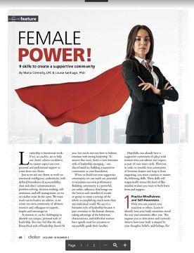 Choice Magazine, Female Power article